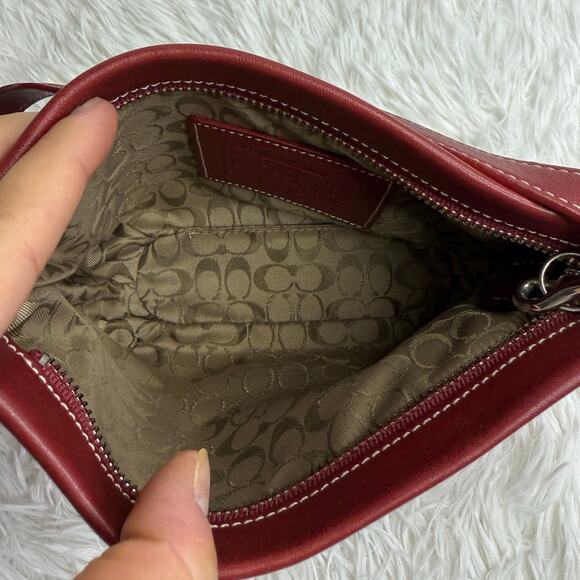 Vintage COACH y2k Red Demi Legacy Mini Duffle bag - Picture 10 of 14